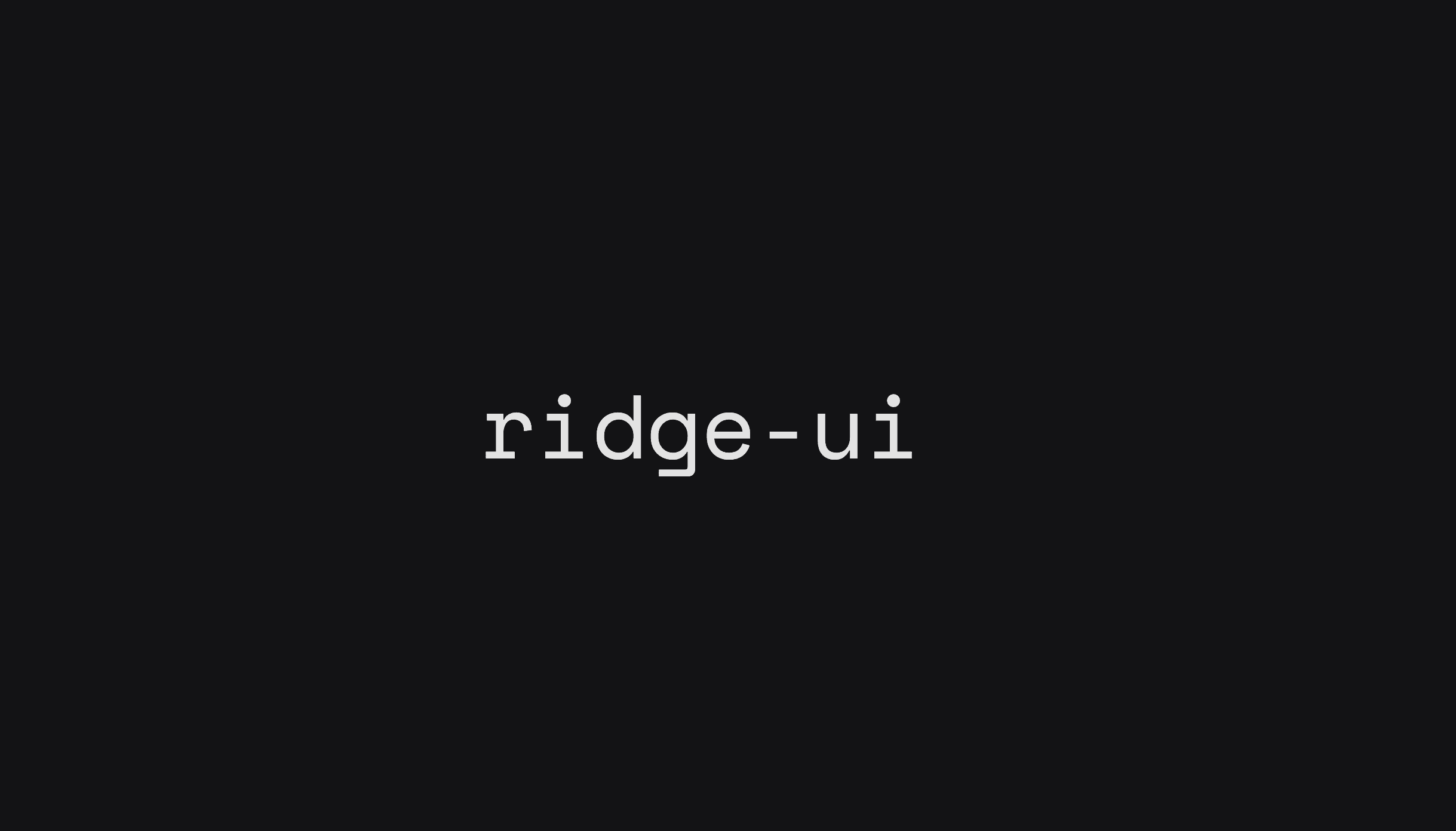 Side_projects ridge